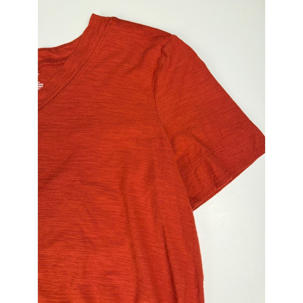 Westbound Womens V-Neck T-Shirt Lot of 2 Green Orange Cotton Modal Slub Medium - Picture 10 of 16